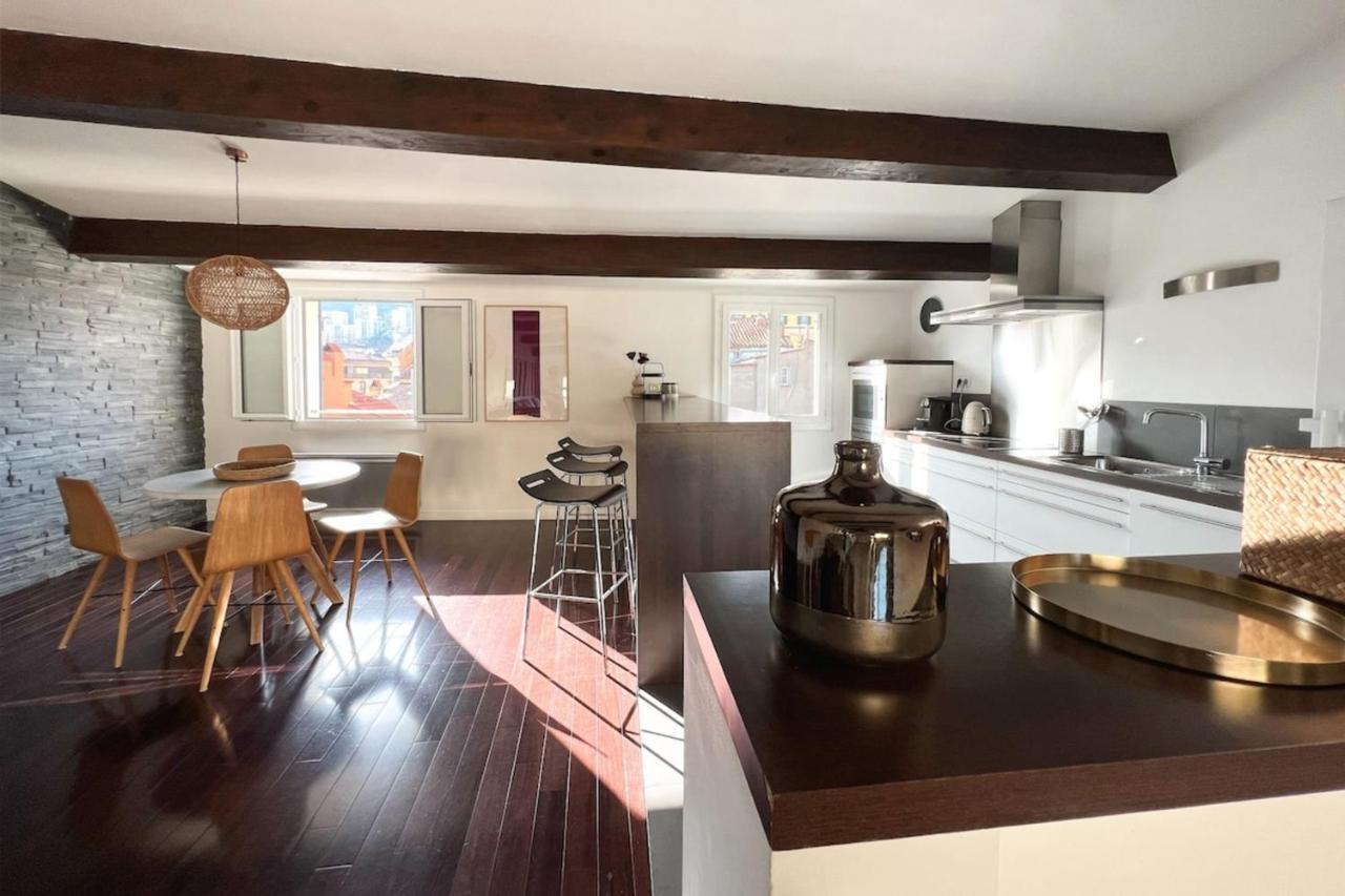 Grand Apt Au Coeur D'Ajaccio - Ac & 5Min Plage Lejlighed Eksteriør billede